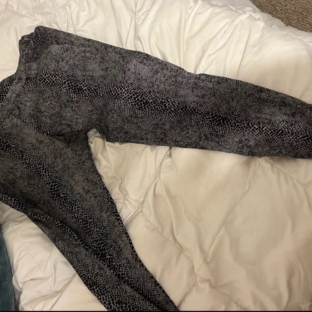 Snake print pants